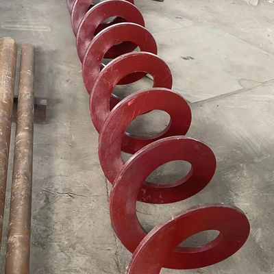 Băng tải trục vít không trục bằng thép carbon 50m3/H Băng tải xoắn ốc bằng thép không gỉ tự động