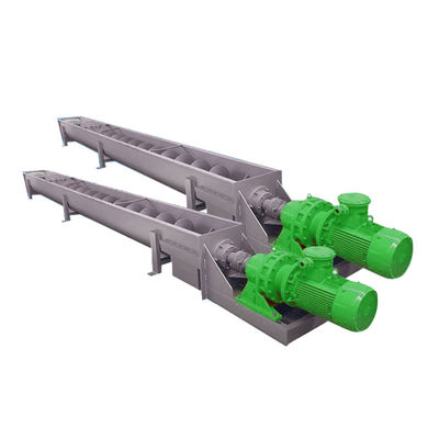Băng tải trục vít bằng thép không gỉ nghiêng 1 ~ 25 mét cho xi măng silo