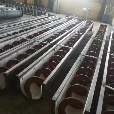 Băng tải trục vít bằng thép không gỉ nghiêng 1 ~ 25 mét cho xi măng silo
