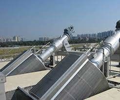 Loại trống quay Màn hình thanh cơ khí Xử lý nước thải