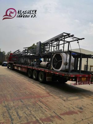 Băng tải loại bỏ thùng rác di động, Máy băng tải trục vít 500mm