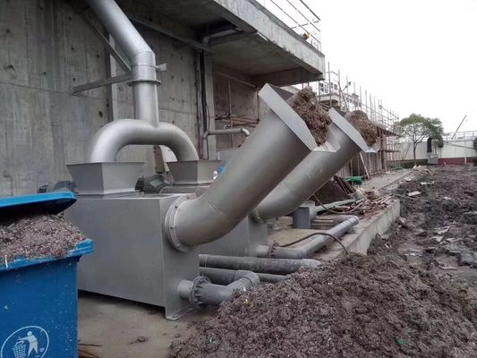 Máy ép trục vít liên tục 350mm, Máy ép trục vít công nghiệp thép Carcon