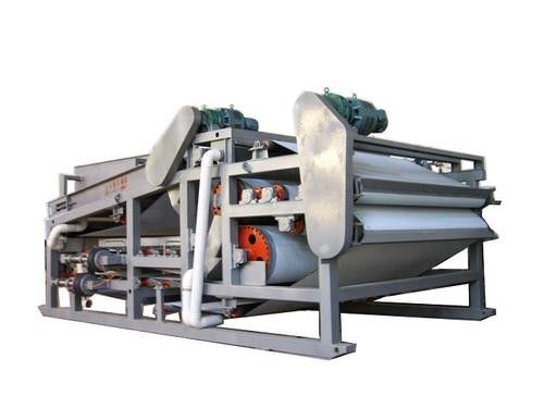 Máy làm dày vành đai trọng lực 3.0KW Xử lý nước thải, Máy ép đai lọc bùn bằng thép hợp kim