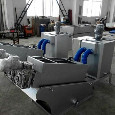 4,5m3 / h Máy ép bùn trục vít, Thiết bị khử nước bùn bằng hóa chất