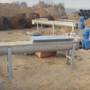 6,5m3 / h Hệ thống ép trục vít cho loại trục xử lý nước thải