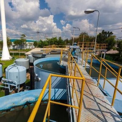 Máy tách nước cát bằng thép không gỉ với bể chứa bùn