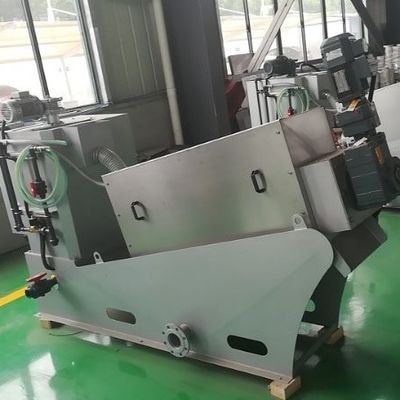 Máy khử nước bùn trục vít công nghiệp thực phẩm Thép không gỉ