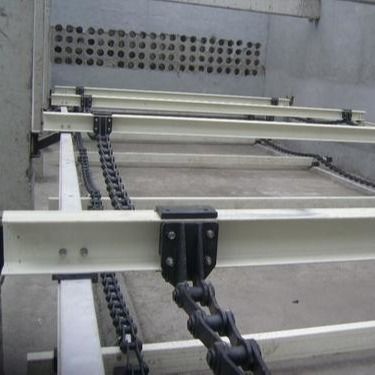 Hệ thống gạt xích 3m Thép carbon cho bể xử lý nước