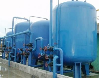 Bể xử lý nước thải hóa học, Thiết bị xử lý nước thải màu xanh