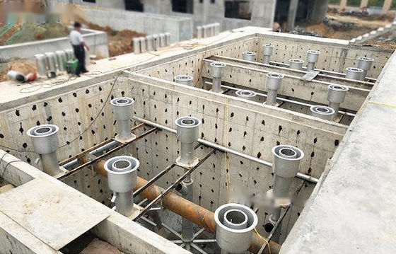 Xử lý nước thải màu trắng Bể lắng sơ cấp Làm sạch ngăn chặn bụi bẩn