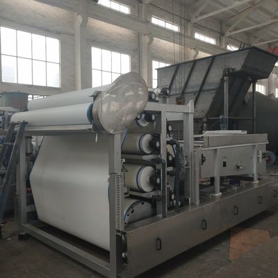 Thiết bị khử nước bùn bằng thép không gỉ, Xử lý nước thải máy ép đai 10m3 / h