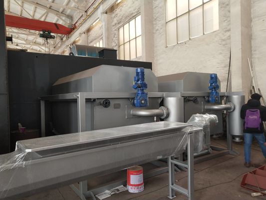 Vòng quay trục vít Trục quay Máy làm dày trống quay Trọng lực Chất làm đặc bùn 30m3 / H