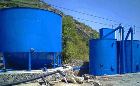 Bộ lọc không trọng lực tự động màu xanh lam để xử lý nước thải