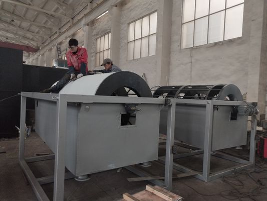 Thiết bị loại bỏ mảnh vụn mịn Bộ lọc trống quay với hệ thống tự làm sạch