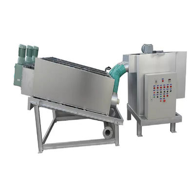 Máy ép bùn trục vít Máy khử nước bùn để xử lý nước thải đậm đặc